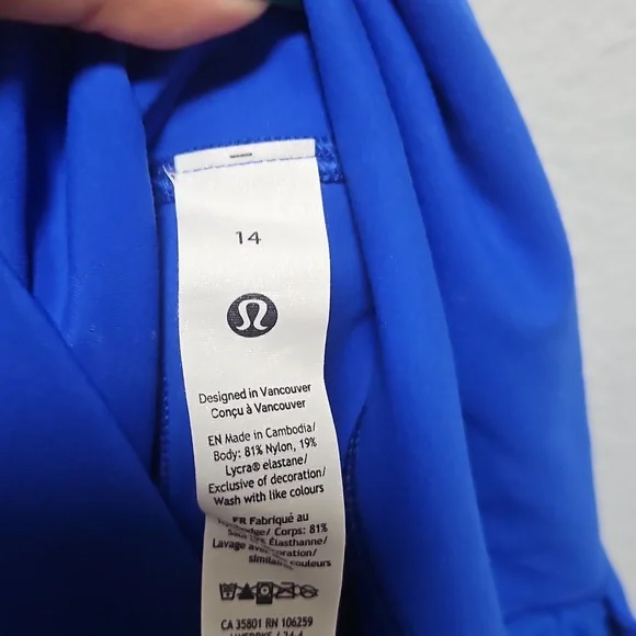 Lululemon Blue Align High-Waisted Leggings - Picture 7 of 7